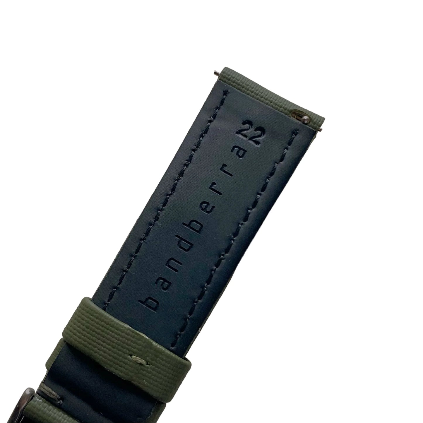 Sailcloth Quick Release Watch Band | Green