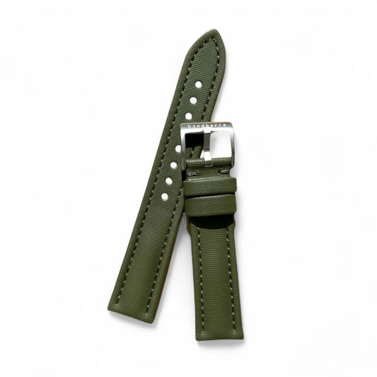 Sailcloth Quick Release Watch Band | Green