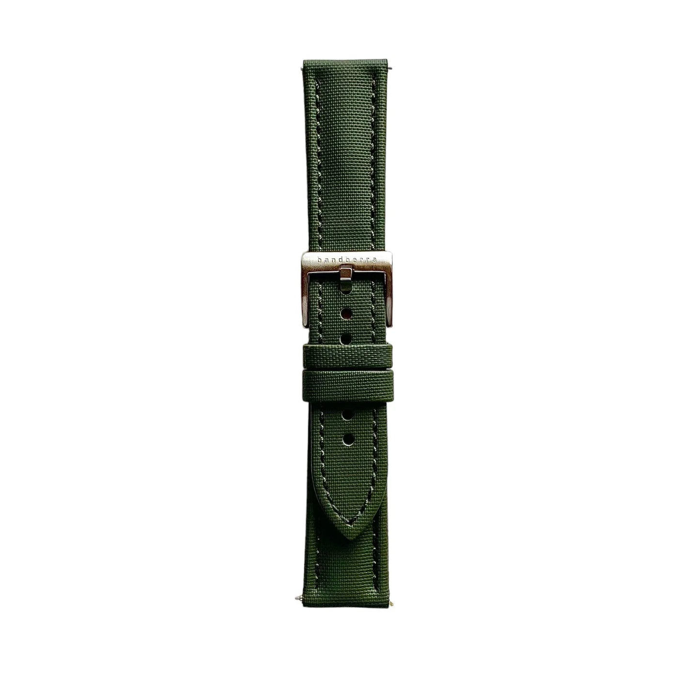 Sailcloth Quick Release Watch Band | Green