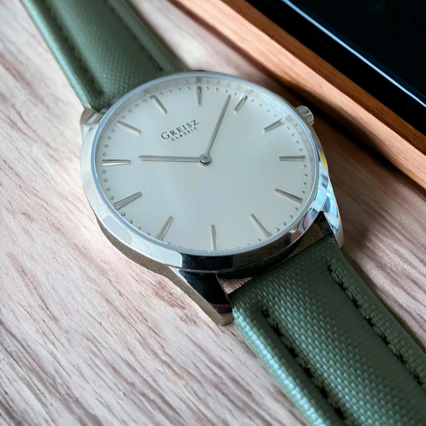 Sailcloth Quick Release Watch Band | Green