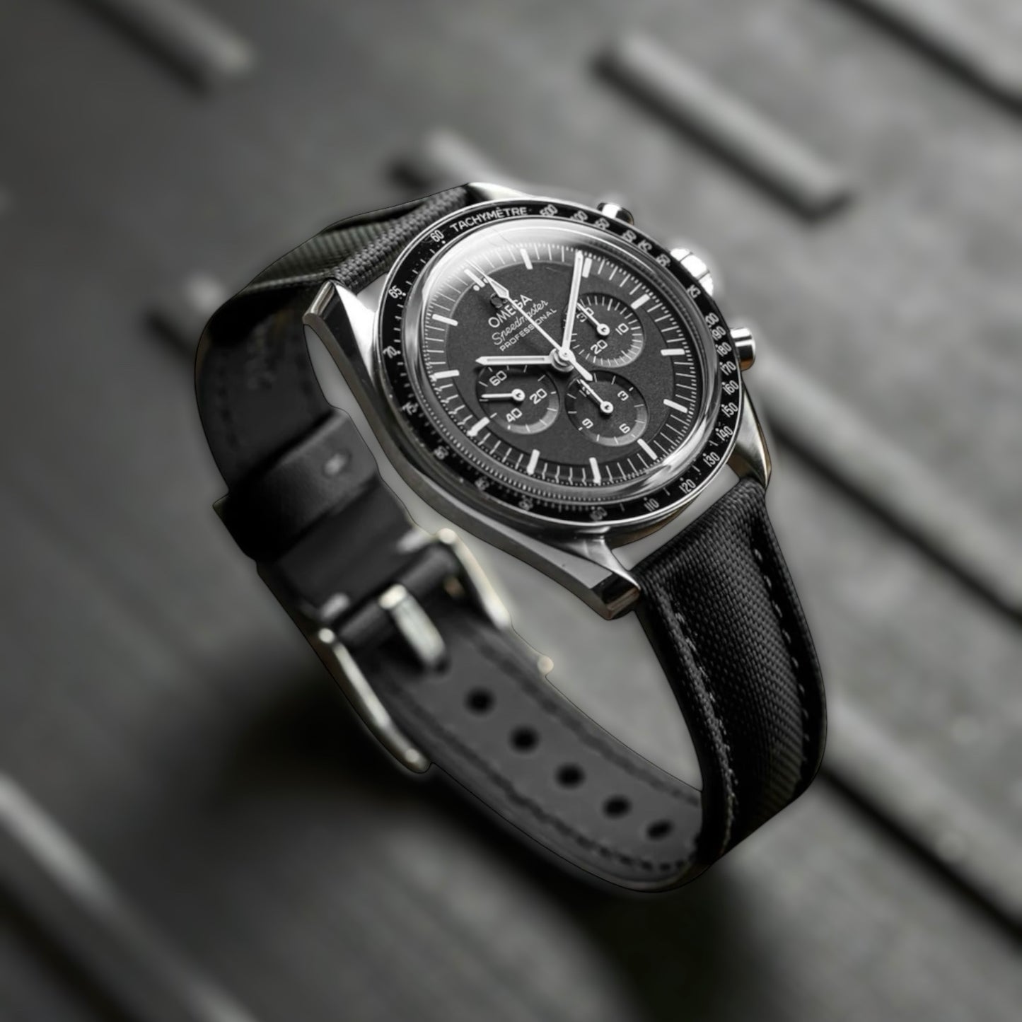 Sailcloth Quick Release Watch Band | Black