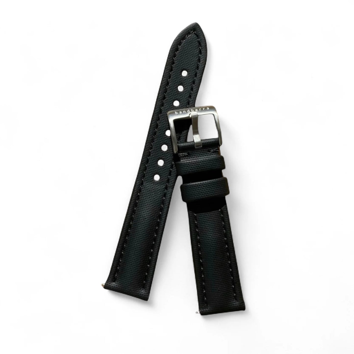 Sailcloth Quick Release Watch Band | Black