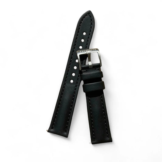Sailcloth Quick Release Watch Band | Black